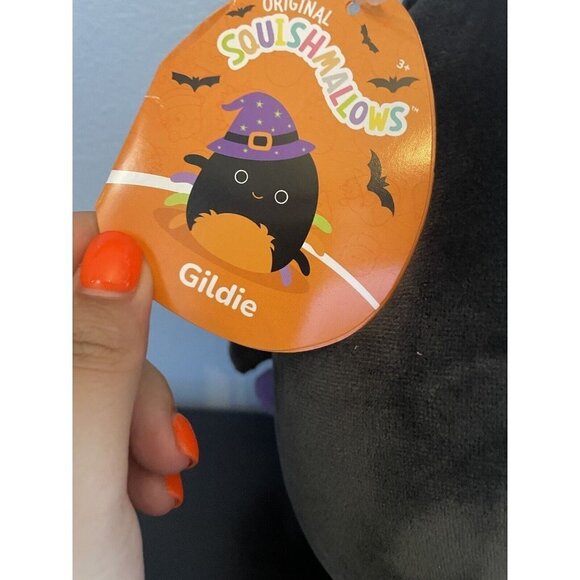 NWT SQUISHMALLOWS 8” Inch Bella The Spider Halloween PLUSH Doll - Picture 3 of 4